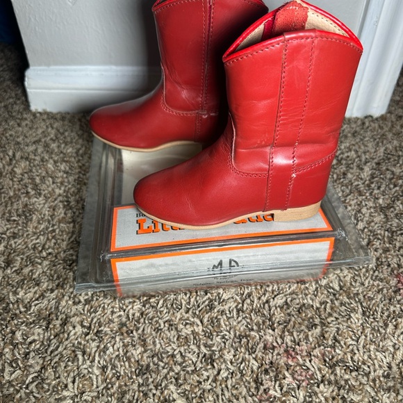 Little Outlaw Red Boots - Picture 6 of 12